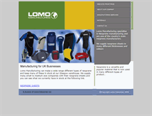 Tablet Screenshot of lomomanufacturing.com